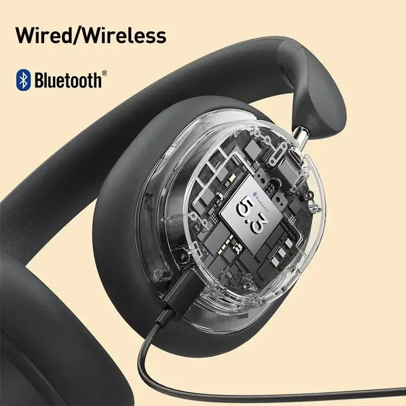 Wireless Bluetooth Headphones Over Ear 70H Playtime Tidesmit Tidesmit