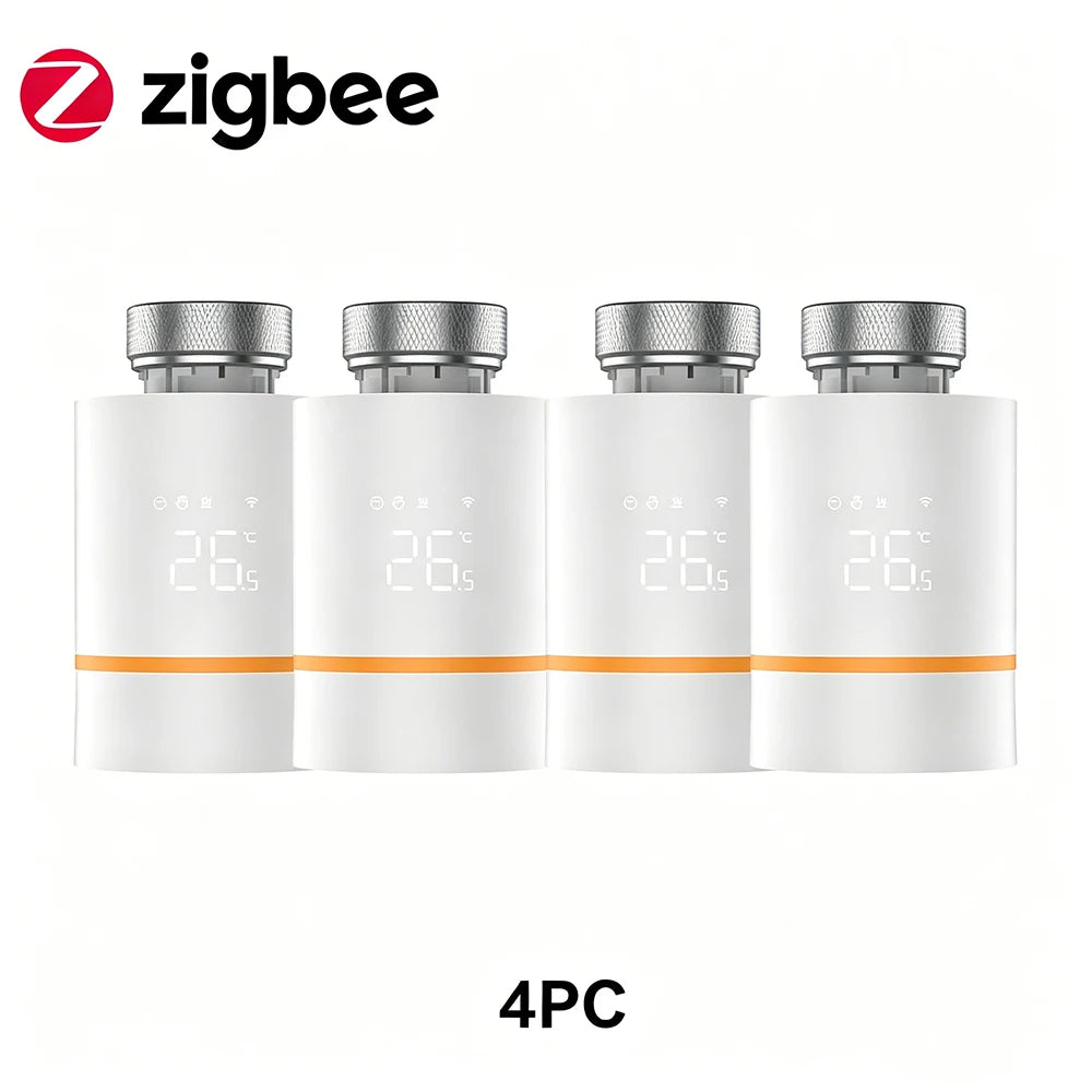 Tuya ZigBee3.0 Thermostat Radiator Actuator Smart TRV Thermostatic Valve Controller Works With Tuya Alexa Google Home Alice