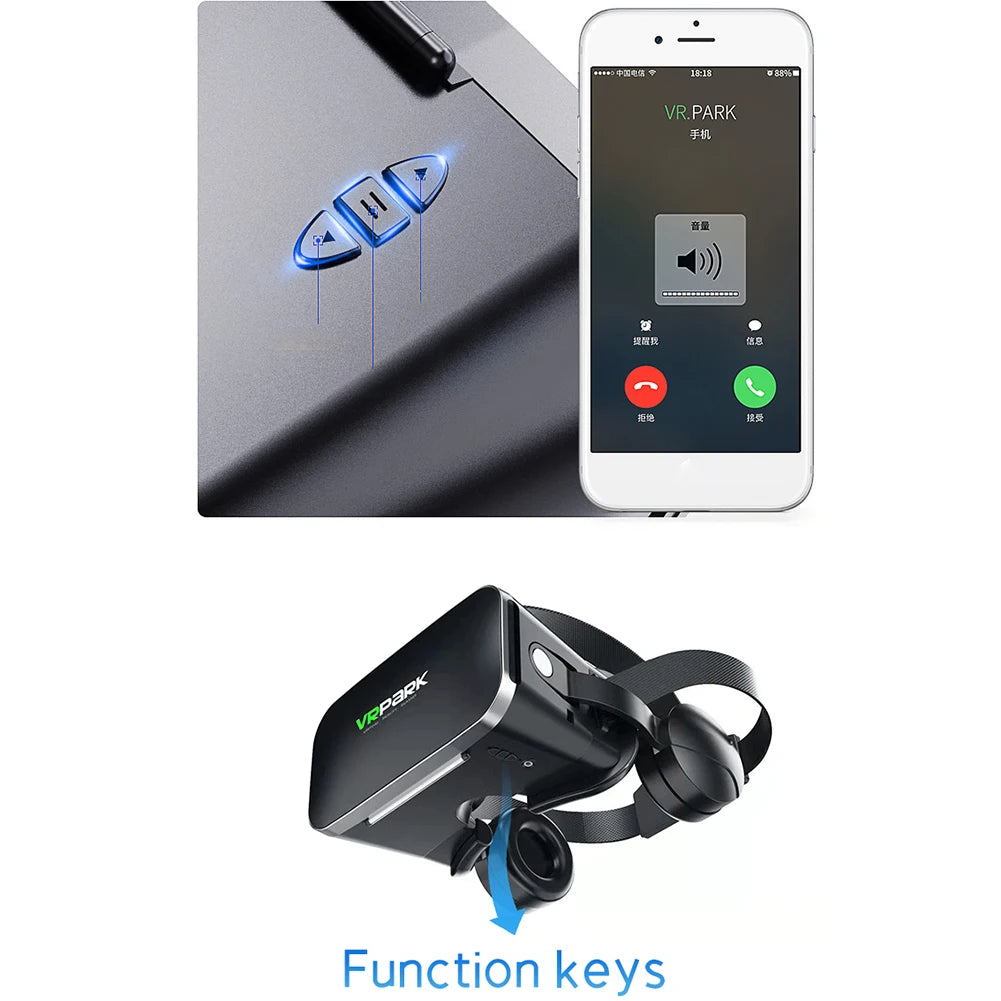 VR Headset for Smartphone: Immersive 3D Smart Glasses by Tidesmit Tidesmit