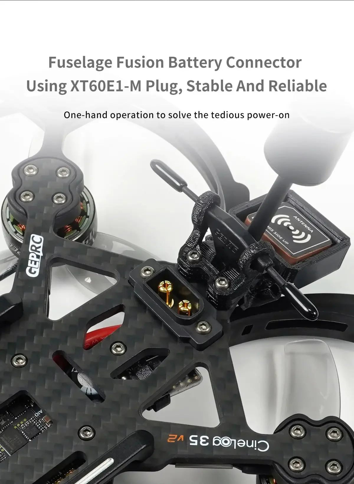 GEPRC CineLog35 V2 FPV Drone | 4K HD Camera & ELRS 2.4G GPS Tidesmit