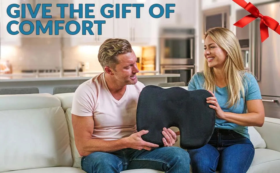 Gel Seat Cushion for Office Chair - Ergonomic Orthopedic Tidesmit Massage Cushion Tidesmit