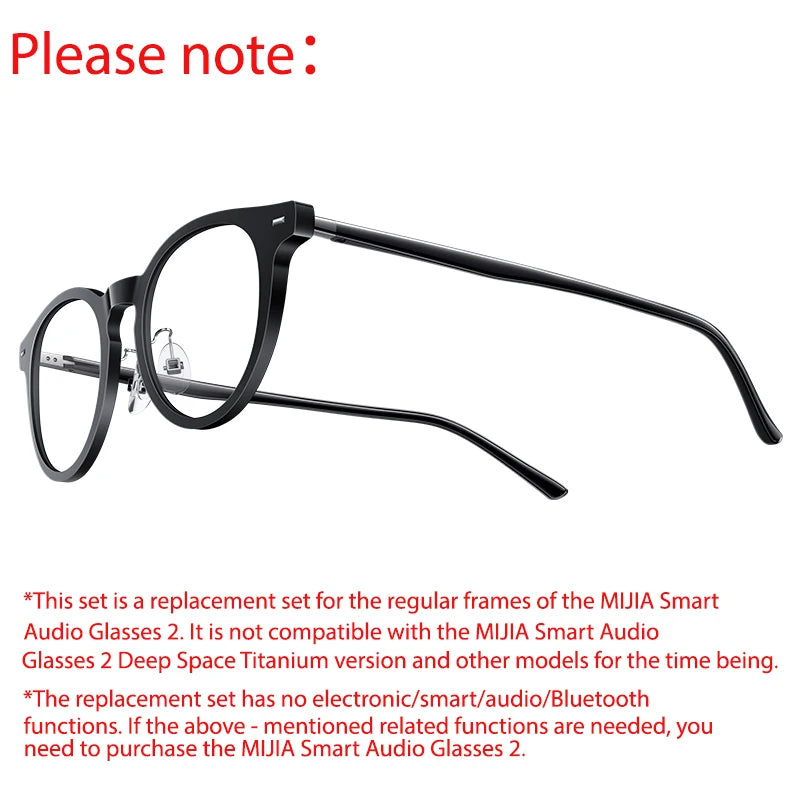 Mijia Smart Audio Glasses 2 - Interchangeable Frames & Spatial Audio Classic Boston Tidesmit