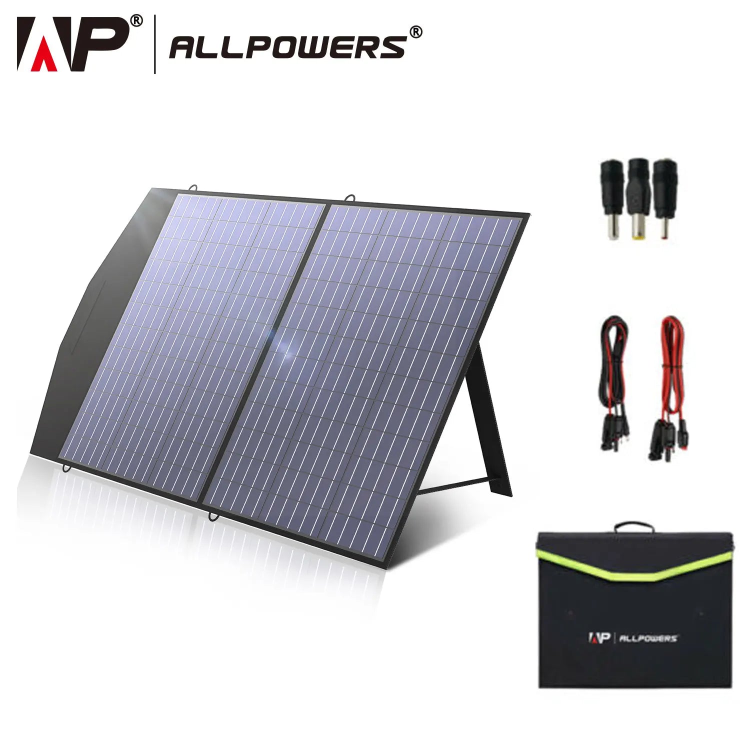 ALLPOWERS R2500 Portable Power Station 2500W (4000W Peak) 2016Wh LiFePO4 Solar Generator with Solar Panel 4 AC Outlets for Home