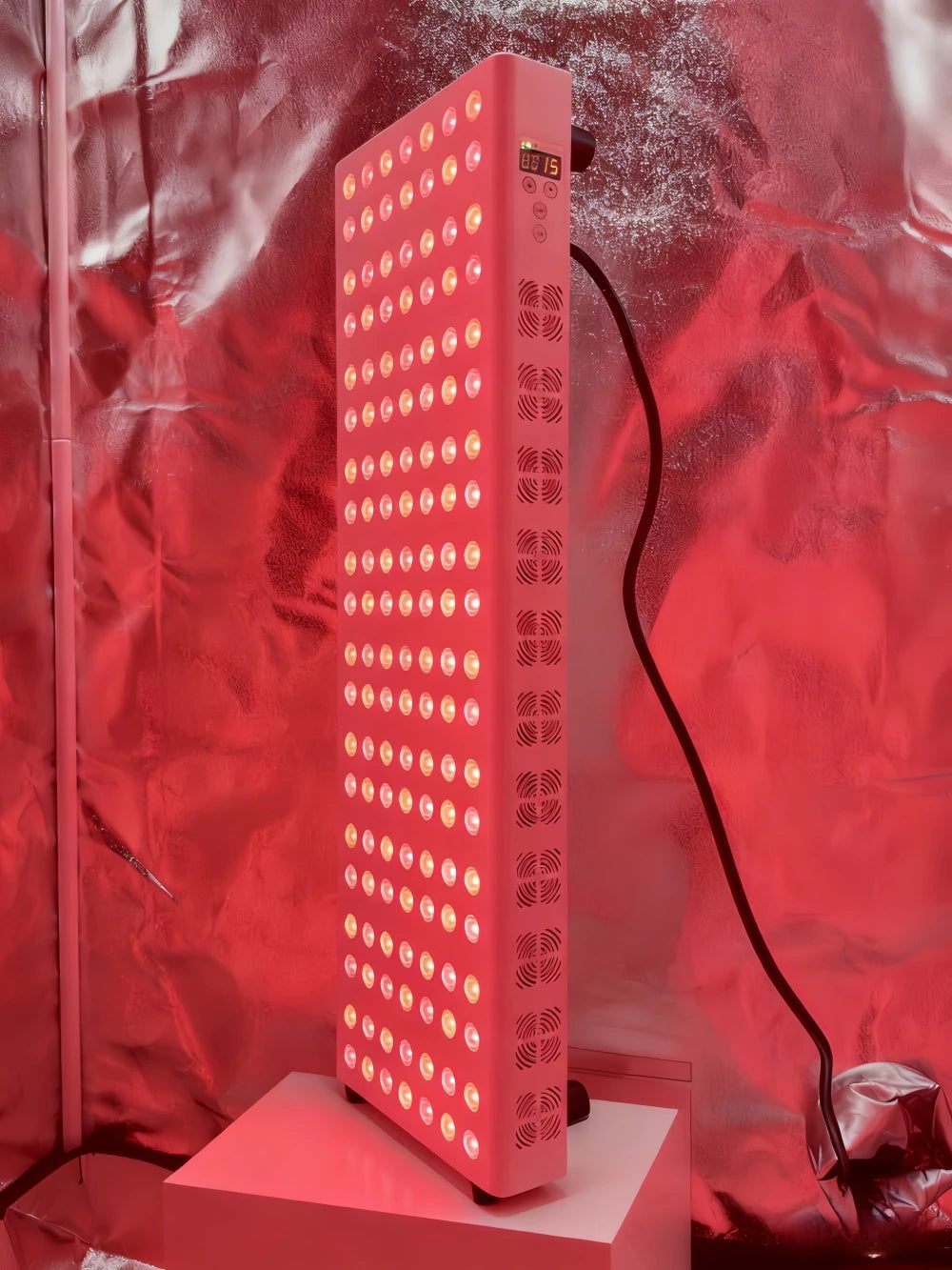 Led Red Light Therapy Panel Dimming Timing LED Beauty Devices Double Chip 660nm 850nm Infrared Light Therapy Skincare Face Body