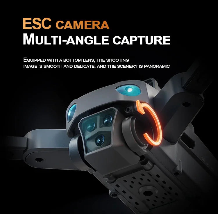 Foldable Camera Drone with Obstacle Avoidance - Tidesmit 4K Series Tidesmit