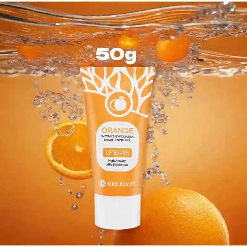 Orange Exfoliating Gel 100g | Deep Pore Cleanser & Skin Brightening Scrubs Treatments Tidesmit