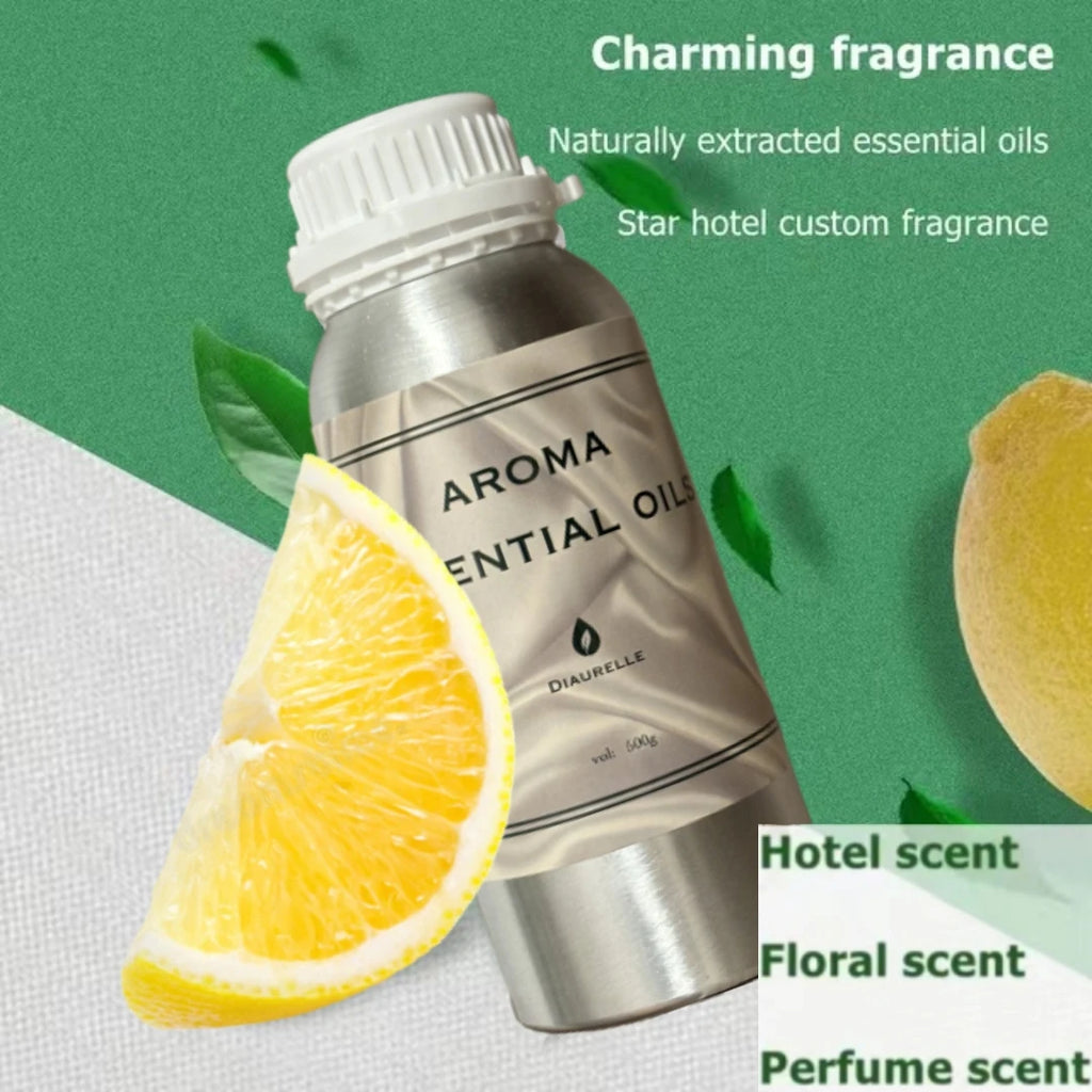 500ML Flower Aventus Essential Oil Home Air Freshener Pure Plant Essential Oil Hotel Room Fragrance Diffuser Oils Air Purifier