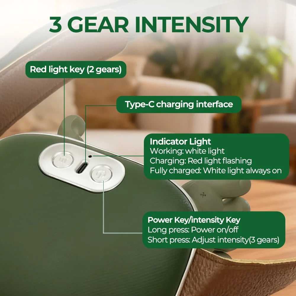 4D Bionic Neck Massager - Deep Tissue Muscle Relief with Heat Therapy Massage Chairs Tidesmit