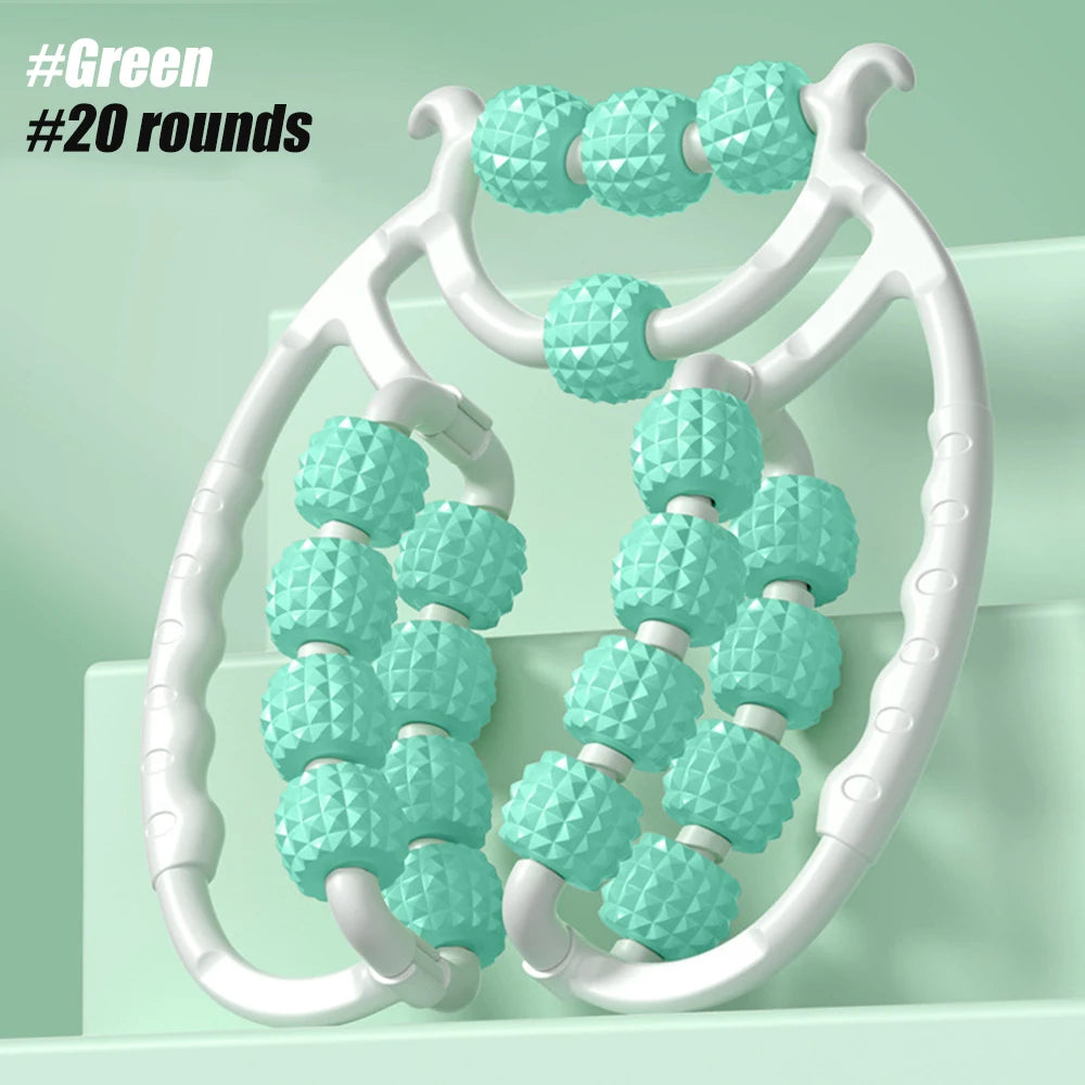 Trigger Point Massage Roller Stick for Deep Tissue Muscle Recovery Body Shaping Massage Equipment green-20 Tidesmit