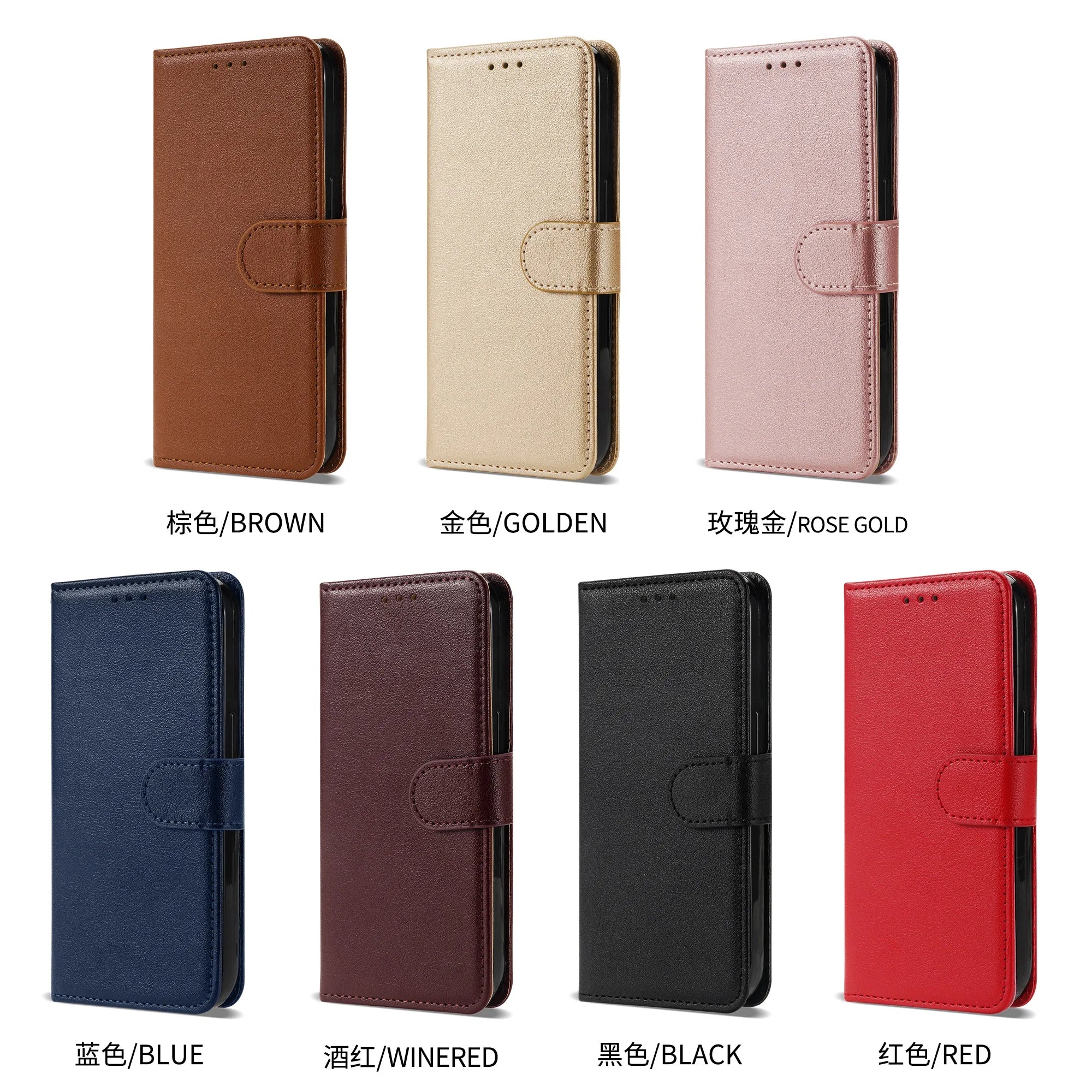 Flip Wallet Case for Xiaomi Redmi and Poco with Wrist Strap Tidesmit