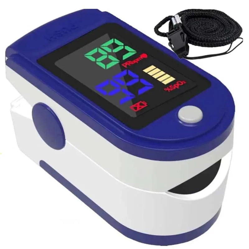 Portable Fingertip Oximeter Heart Rate Meter Pulse Blood Oxygen Saturation OLED Screen Digital Tube Practical Monitor