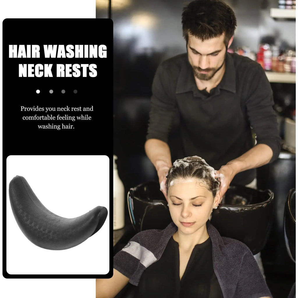 Silicone Shampoo Neck Rest - Ergonomic Salon Head Support for Comfort Massage Chairs Tidesmit