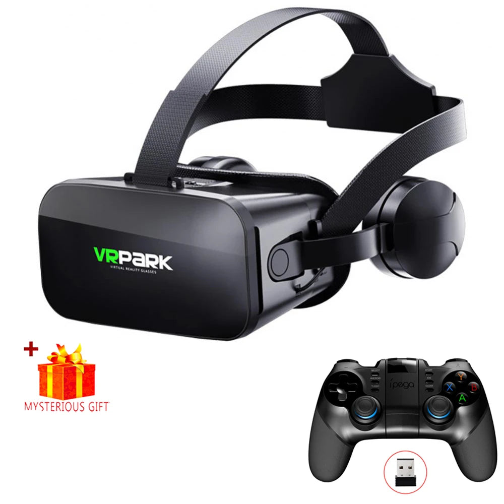 VR Headset for Smartphones - Lightweight Immersive Smart Glasses with Controller VR and Control B Tidesmit