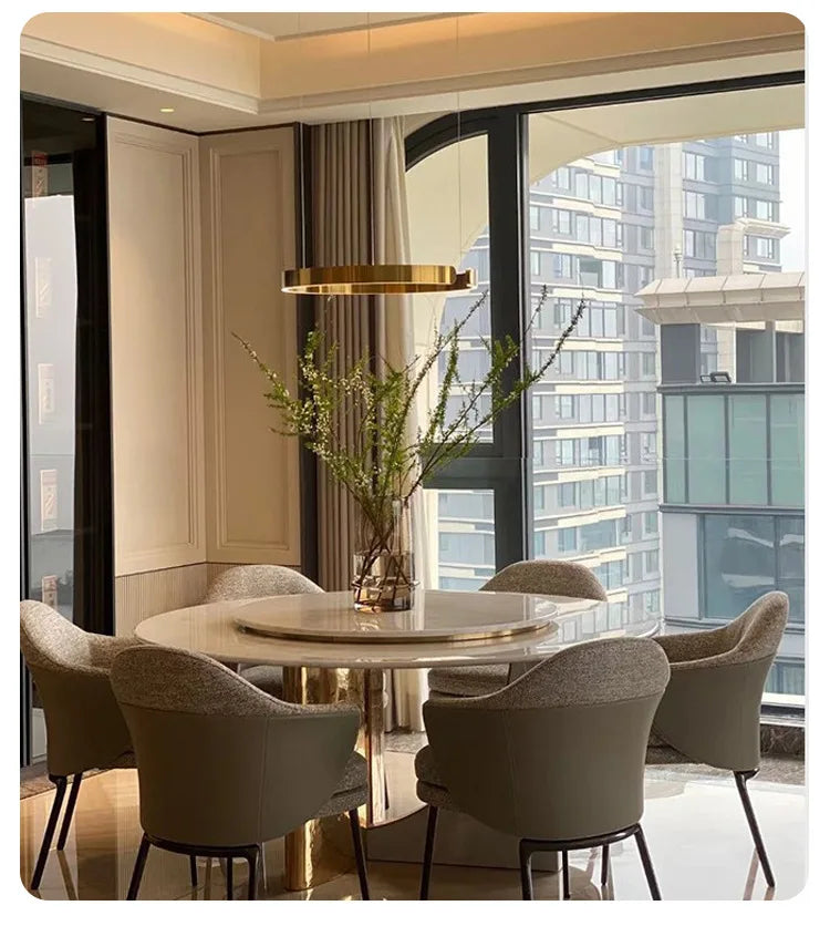 Modern LED Ring Ceiling Chandelier 60cm Black - Minimalist Decor Tidesmit