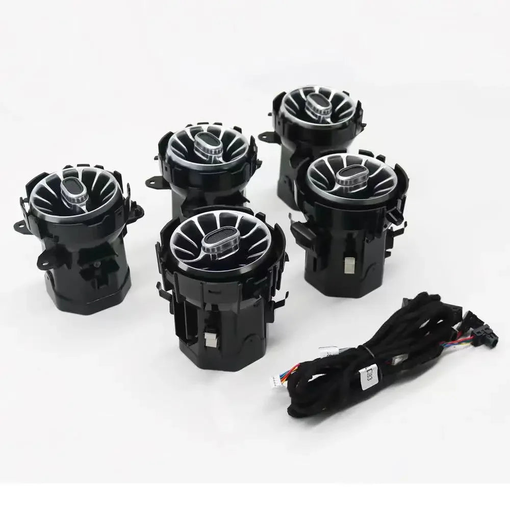 Mercedes Benz 64 Color RGB LED Ambient Air Vent Interior Upgrade Kit Front Vent CN Tidesmit