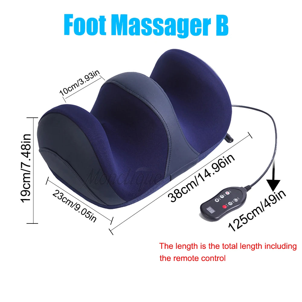 Electric Foot Massager with Shiatsu Kneading & Heat Therapy | Tidesmit Relaxation Treatment Tidesmit
