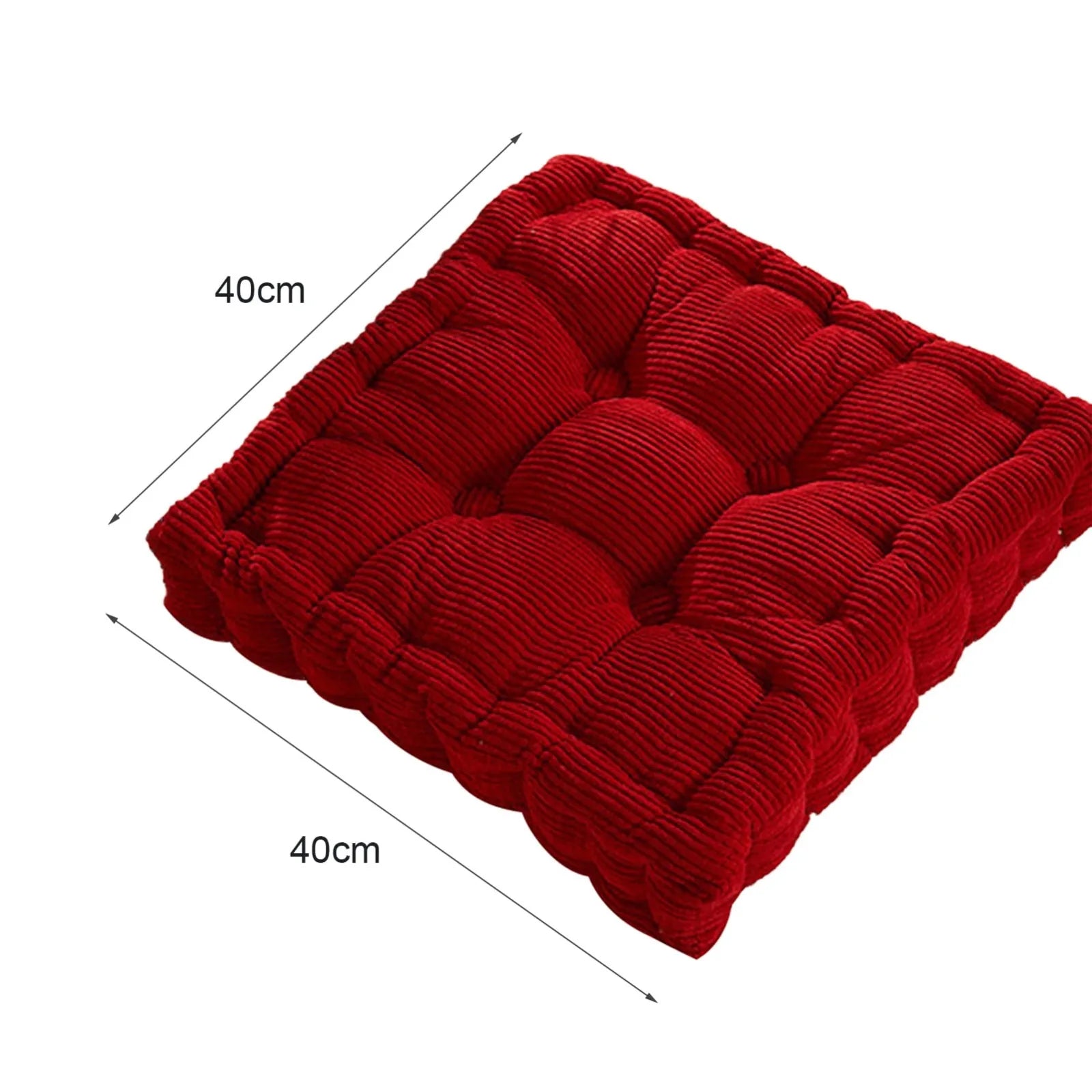Meditation Floor Square Pillow For Seating On Floor Solid Tufted Thick Pad Cushion For Yoga Balcony Chair Seat Cushions
