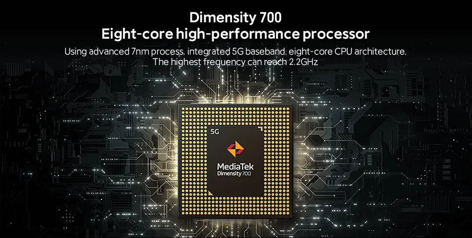 5G Smartphone Xiaomi Redmi Note 10 128GB 256GB 7nm Dimensity 700 6.5 Inch Display 48MP Camera 5000mAh Mobile Phones Global ROM
