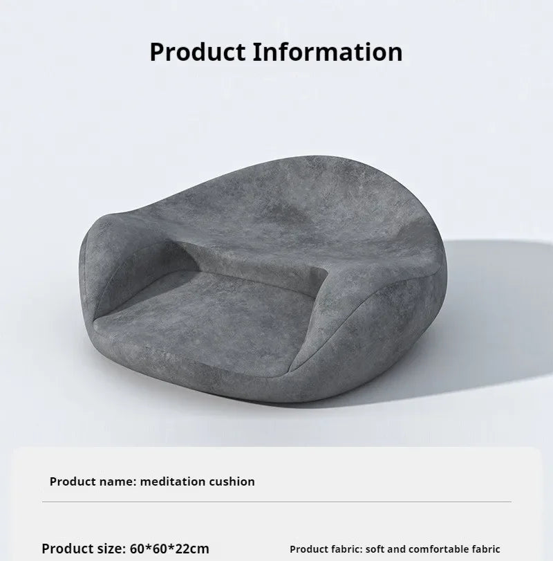 Ergonomic Meditation Cushion 60x60x22cm Memory Foam Floor Seat Pillow for Tailbone & Hip Support Comfortable Yoga Floor Chair