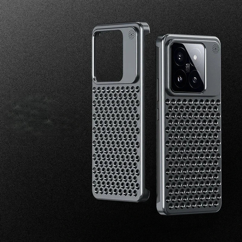 Xiaomi 14 Pro Aluminum Case: Slim Fit Metal Shock-Absorbing Cover a Tidesmit