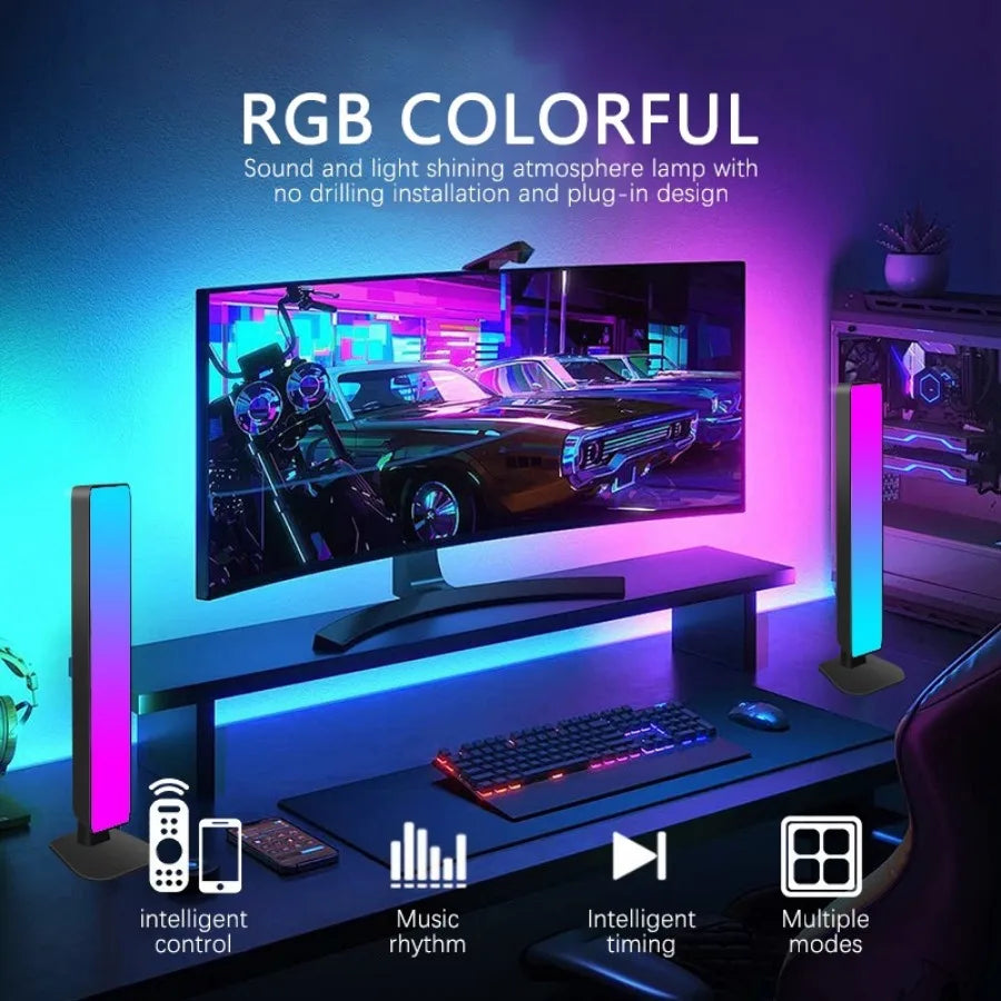Smart RGB Gaming Light Bar with Wi-Fi Music Sync | Tidesmit Tidesmit