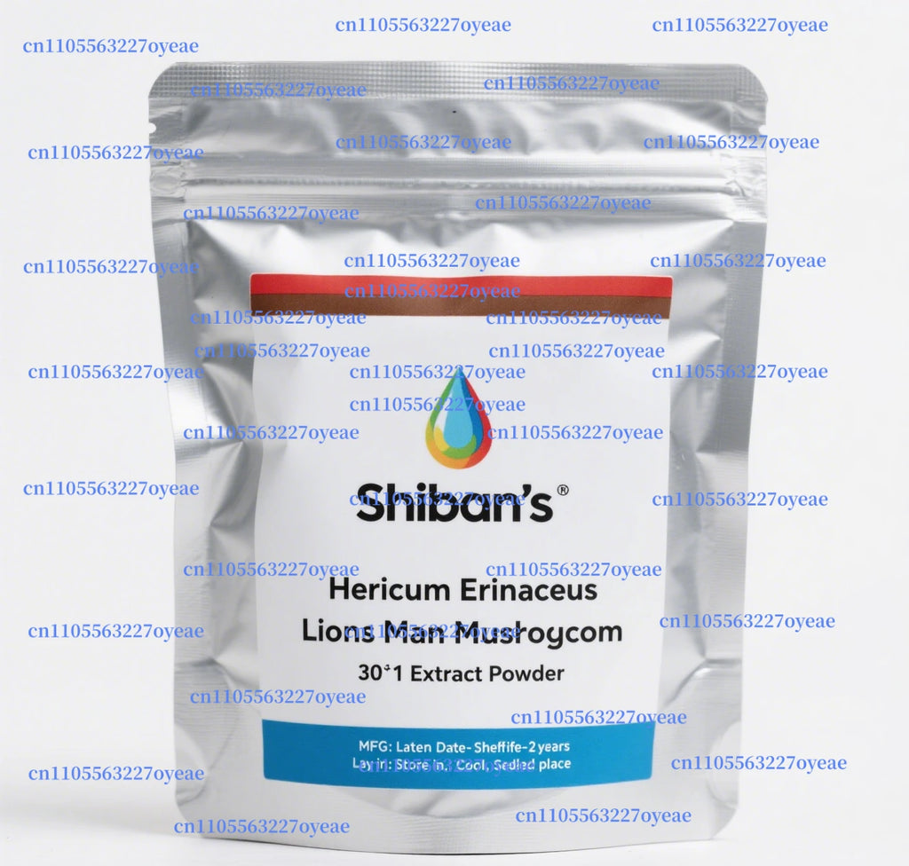 Customized Proportion Lions Mane Mushroom Extract Powder Packaging Bulk Hericium Erinaceus Out Packing Aluminum Foil Bag