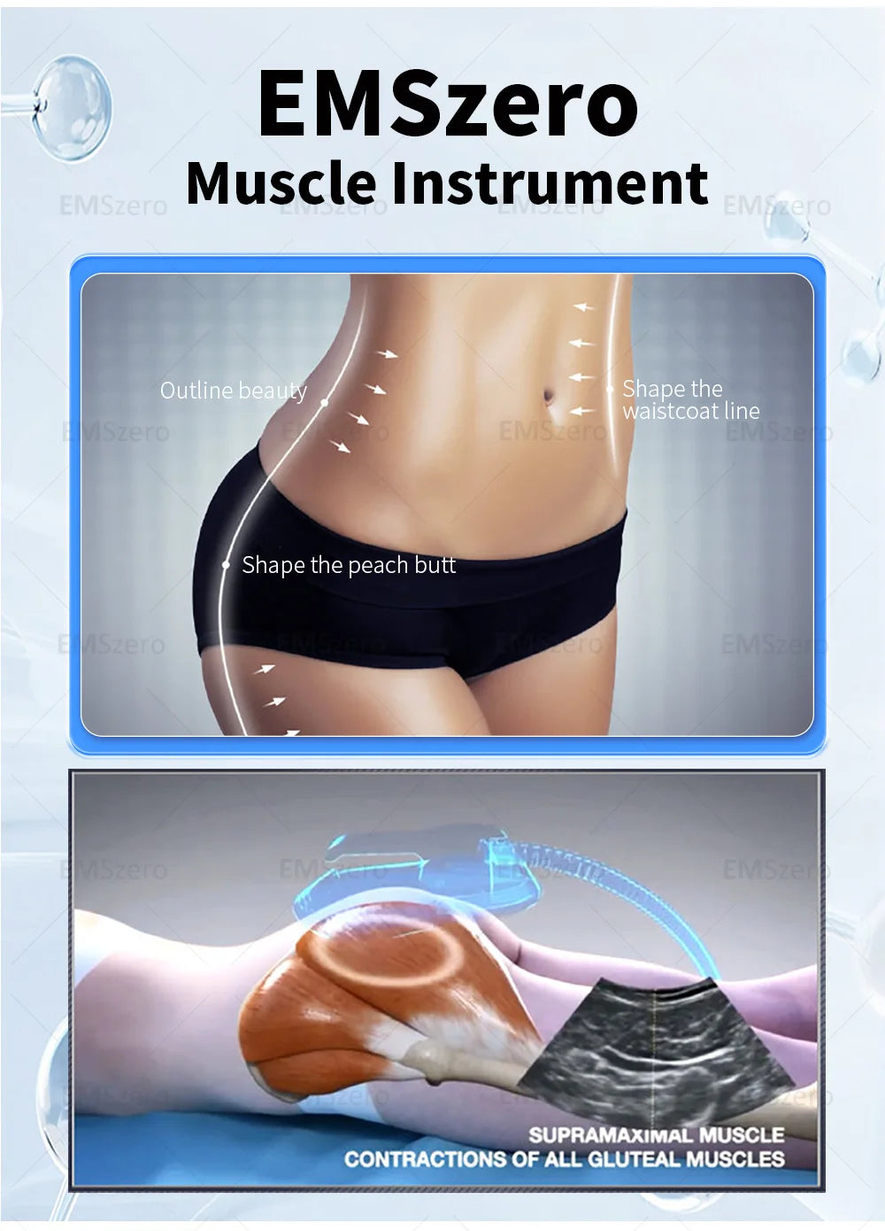 EMS Body Sculpting Machine - Portable Muscle Relief & Fat Burner Body Shaping Massage Equipment Tidesmit