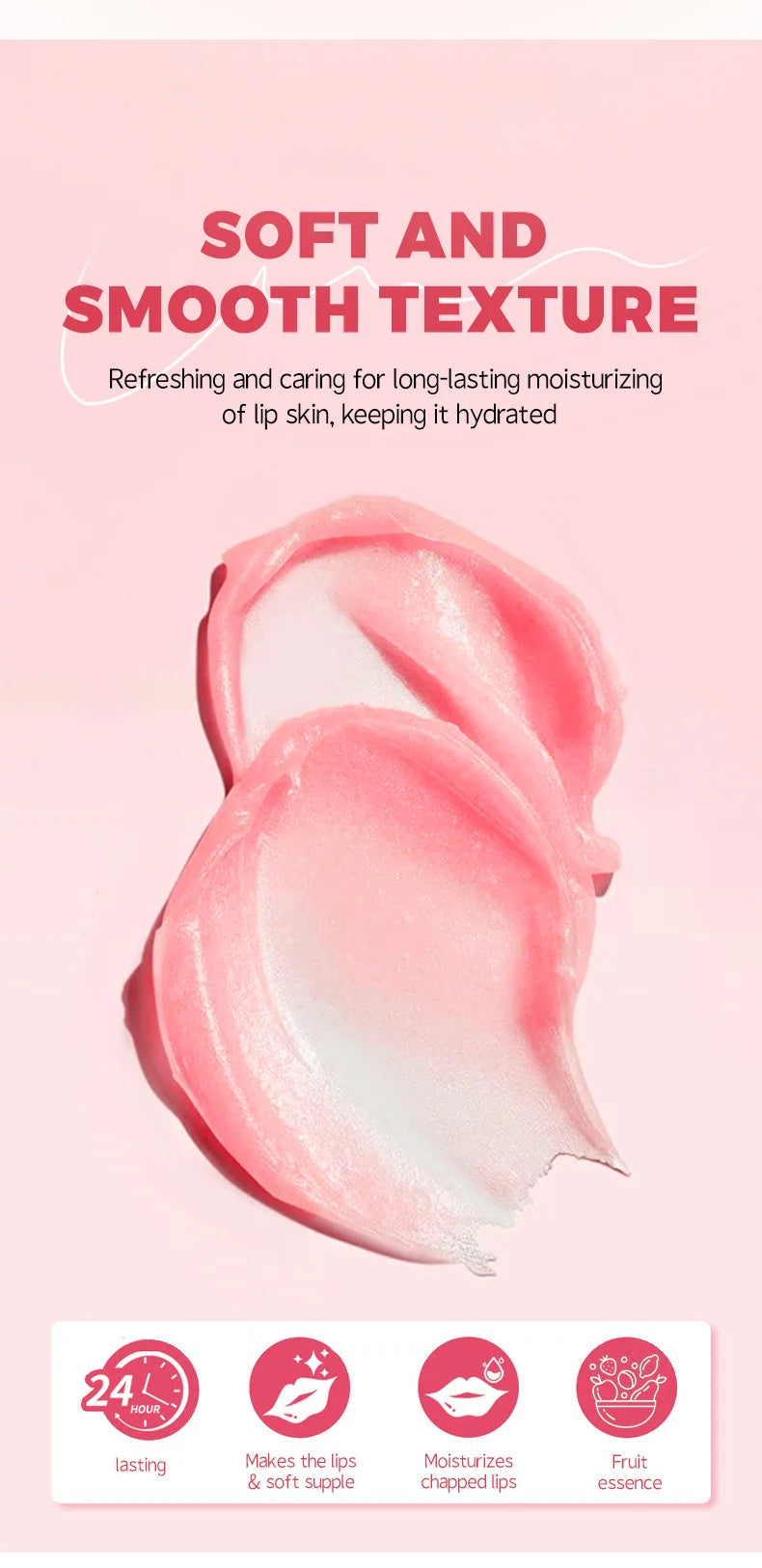 Fruit Moisturizing Lip Mask Set - Nourishing Lip Treatment for Dry Lips Lip Care Tidesmit