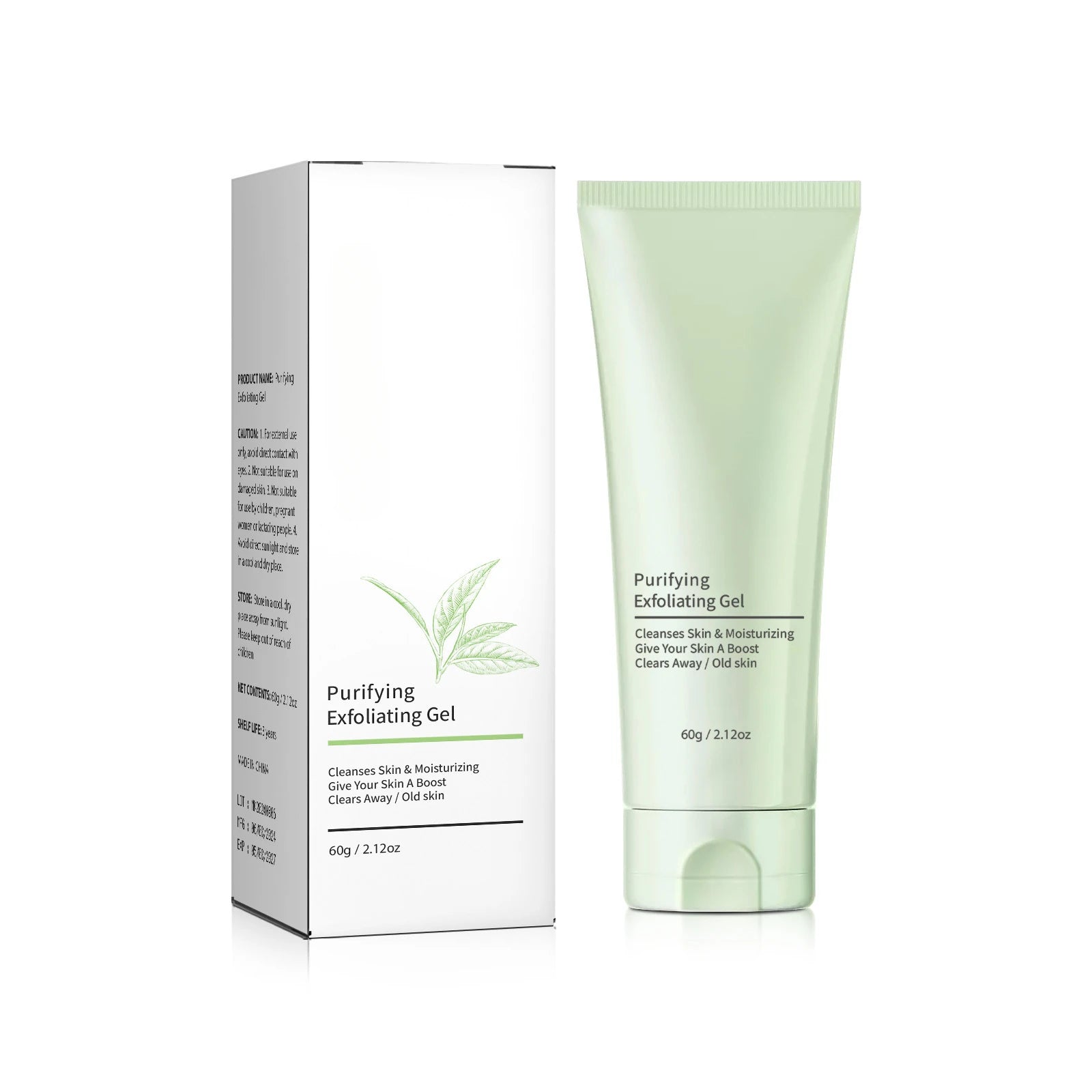 Face Exfoliating Gel | Deep Pore Cleansing & Oil Control Formula Scrubs Treatments 02 Tidesmit