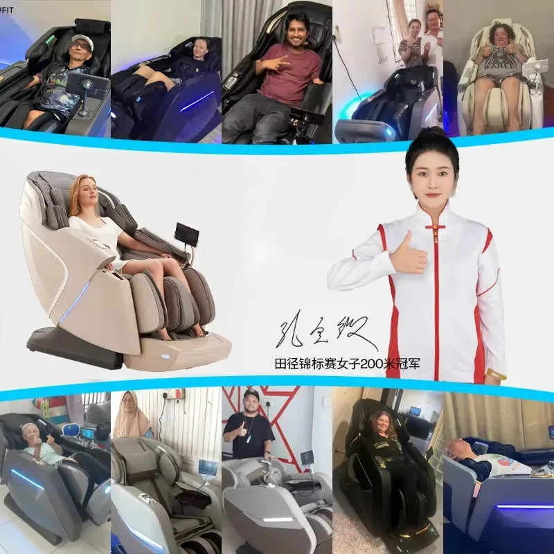 Full Body Massage Chair Zero Gravity with Foot Roller by Tidesmit Massage Chairs Tidesmit