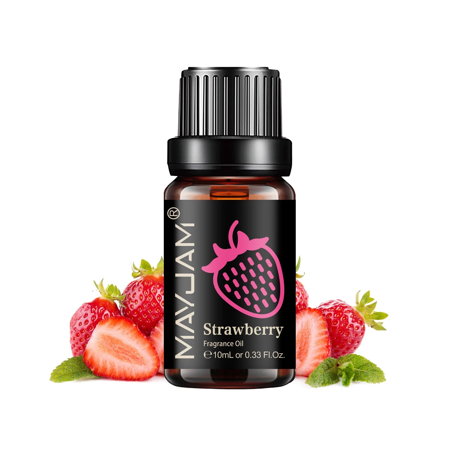 MAYJAM 10ML Fruit Fragrance Oil Strawberry Watermelon Mango Coconut Cherry For Humidifier Candle Soap Making Air Freshener