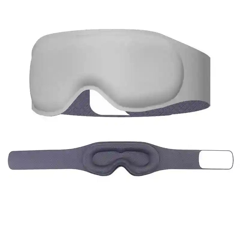 3D Contoured Sleep Mask - Zero Pressure Eye Mask for Travel Eye Massage Instrument Grey Tidesmit