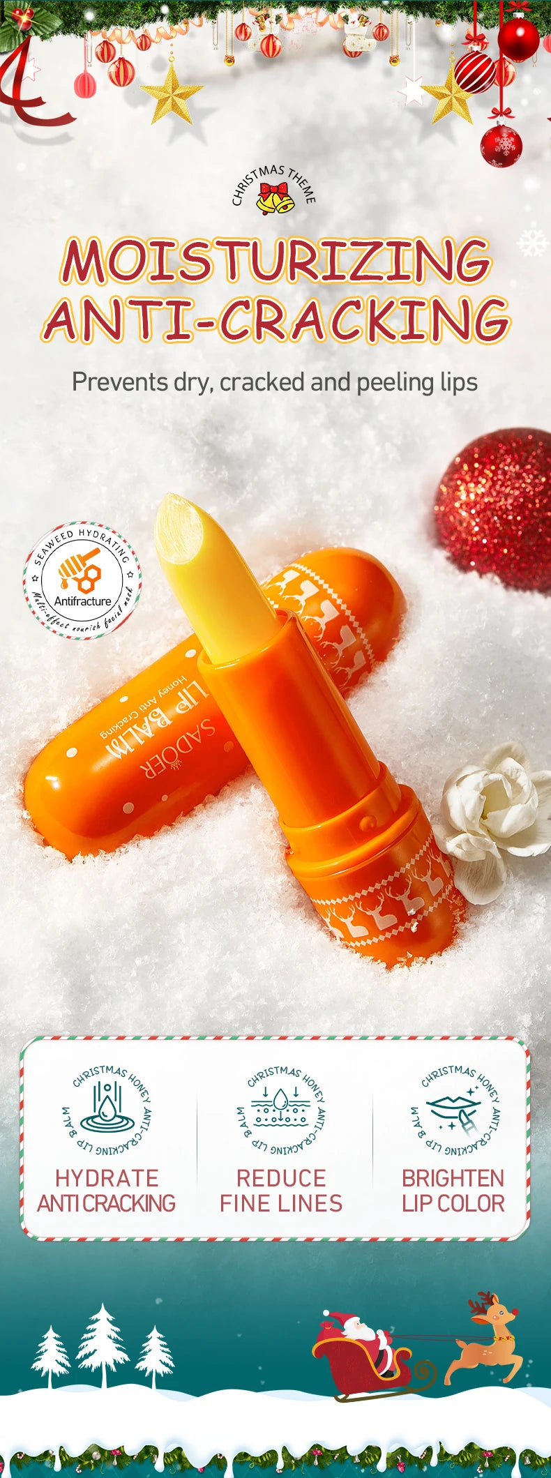 Moisturizing Lip Plumper Balm for Hydration and Repair | Tidesmit EU Lip Care Tidesmit