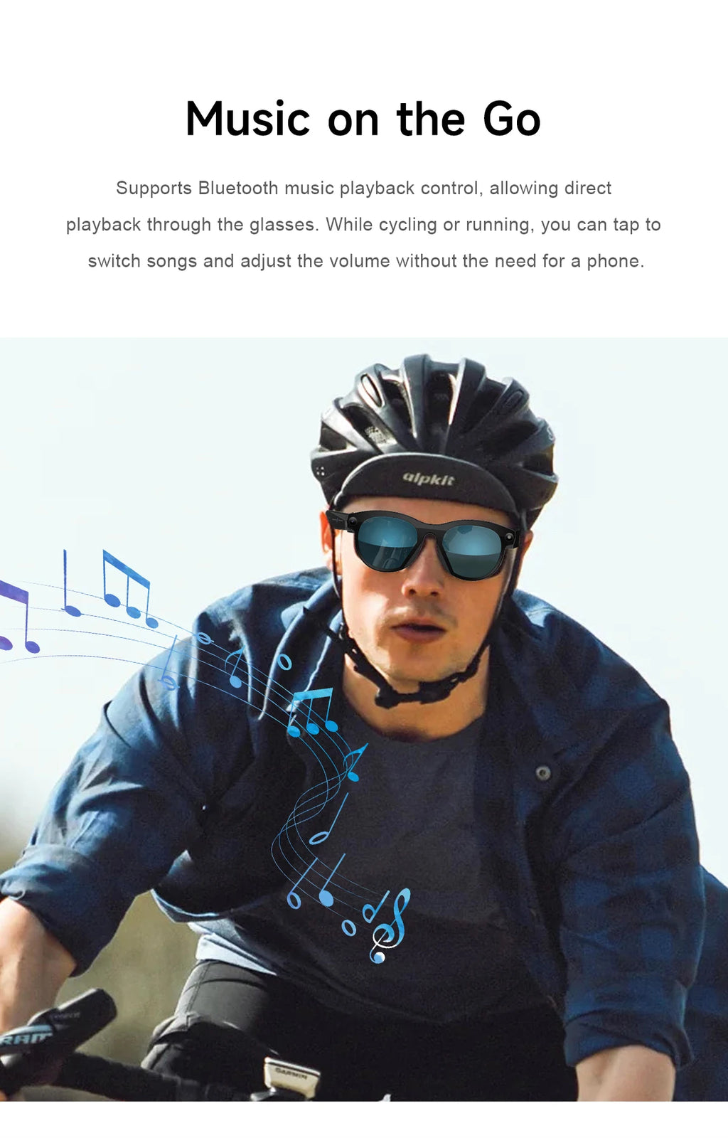 AI Smart Glasses with Camera & Bluetooth Audio | Tidesmit Tech Tidesmit