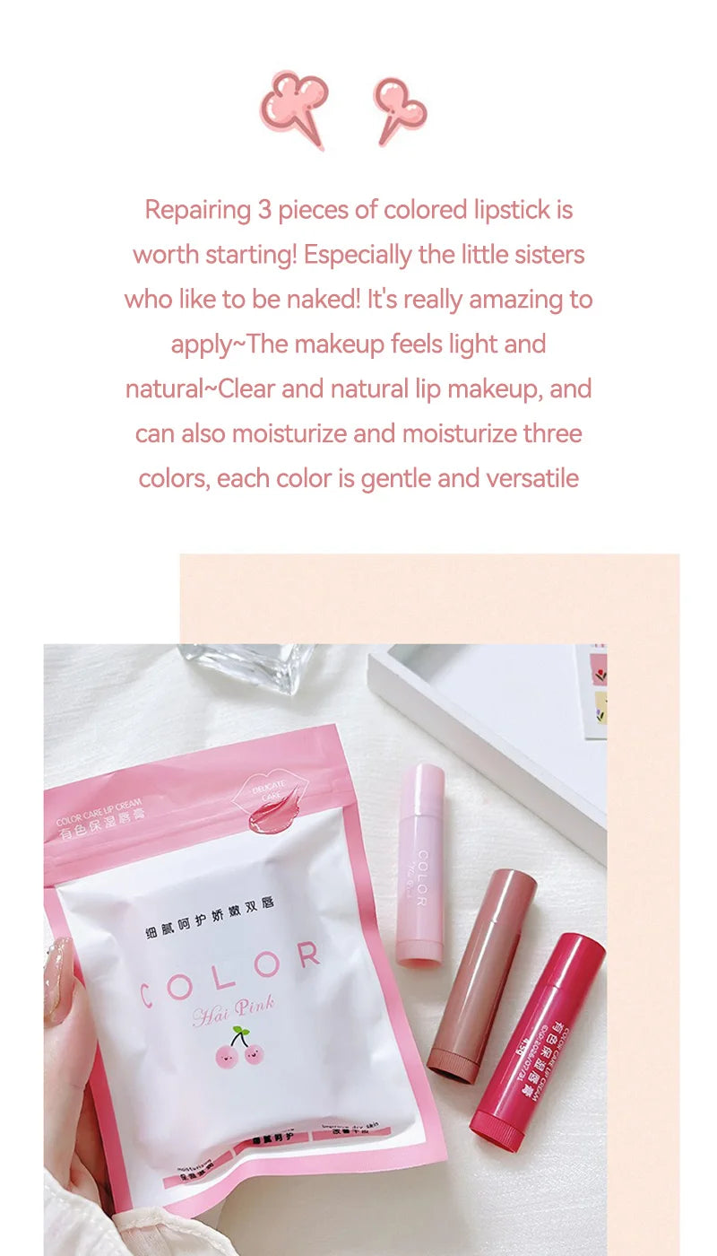 Moisturizing Lip Balm Set - Hydrating Lip Care & Nourishing Formula Lip Care Tidesmit