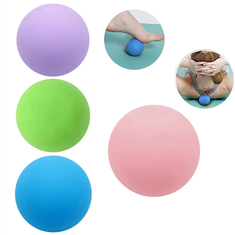 Massage Lacrosse Ball for Deep Tissue Trigger Point Therapy by Tidesmit Back Massage Instrument Tidesmit