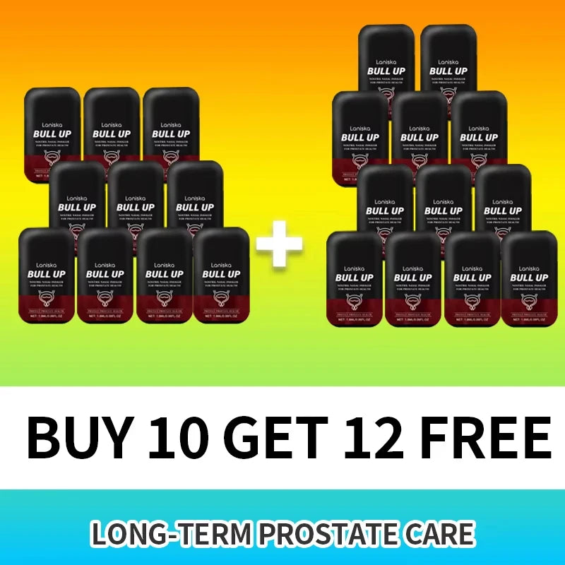 Tidesmit Bull Up prostate health nasal sniffing stick: daily men's nutritional inhalation support for body care.
