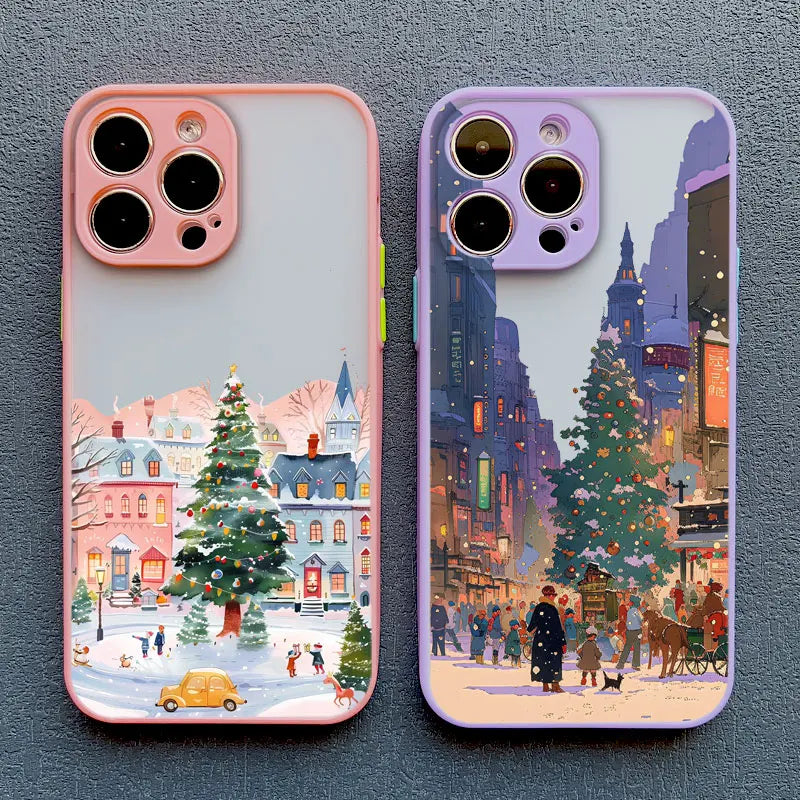 Christmas Cartoon Phone Case for iPhone 16 Pro Max - Shock-Absorbing Cover Tidesmit