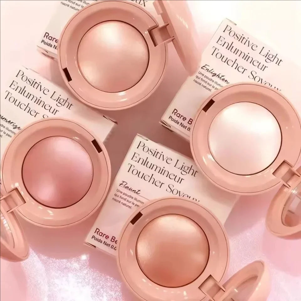 Tidesmit Rare Beauty style liquid blush and highlighter combo for face makeup showing a radiant texture close-up