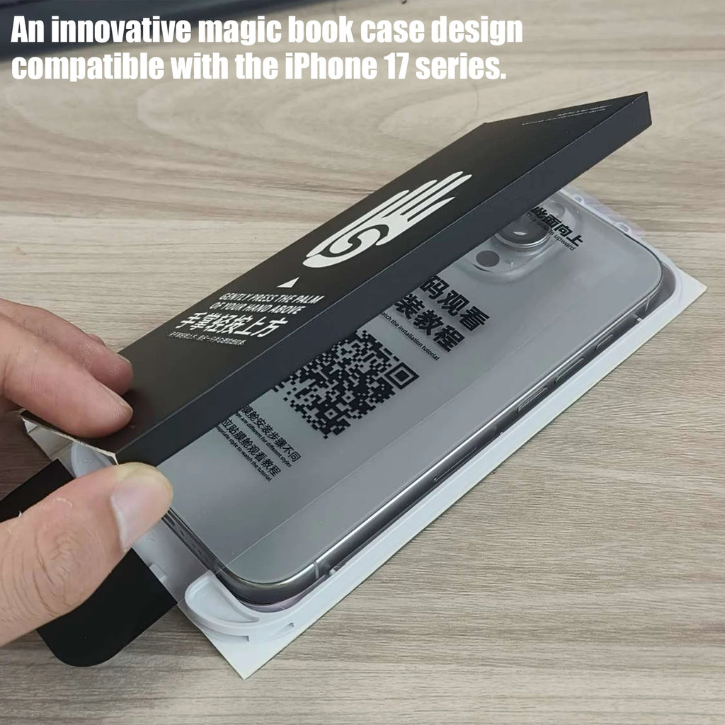 For IPhone 17 Pro Max Screen Protector Hardness Full Coverage Easy To Install Tempered Glass Anti-Scratch Film for IPhone 17Air AE Tidesmit