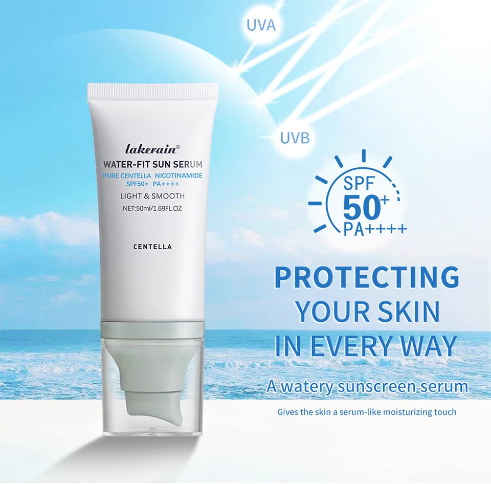 Tidesmit SPF 50+ antioxidant sun block isolation cream texture close-up for hydrating face makeup protection