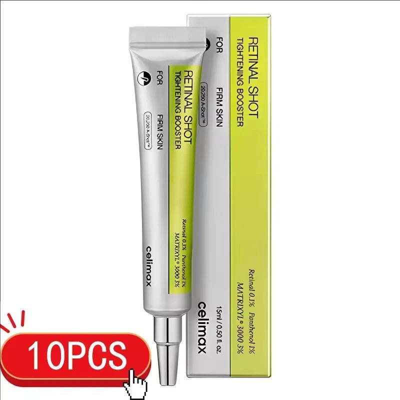 Retinol eye cream set with tube and box, 10PCS shown