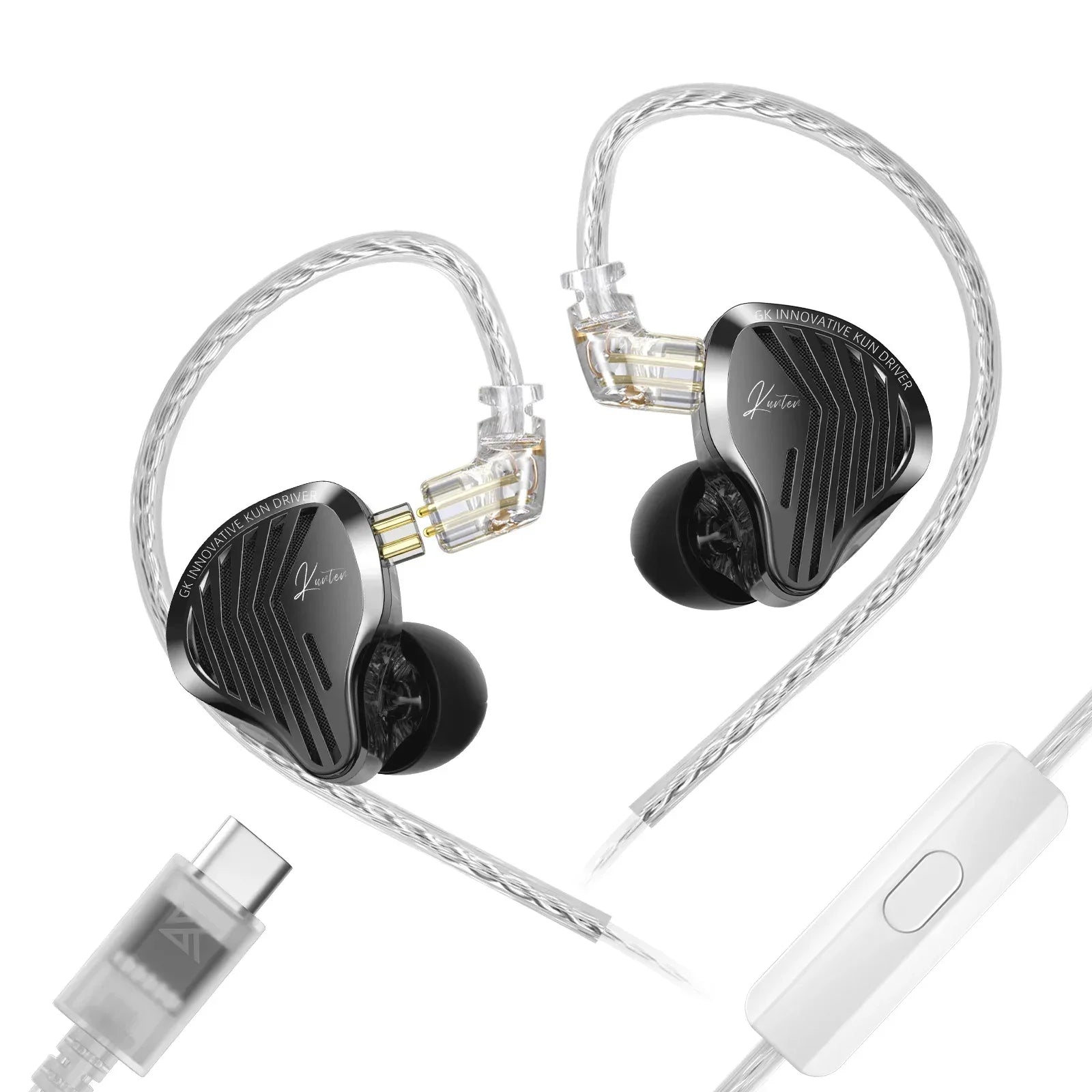 Wired Metal HiFi Bass Earbuds with Mic by Tidesmit - 3.5mm & Type-C Type-C Mic Tidesmit