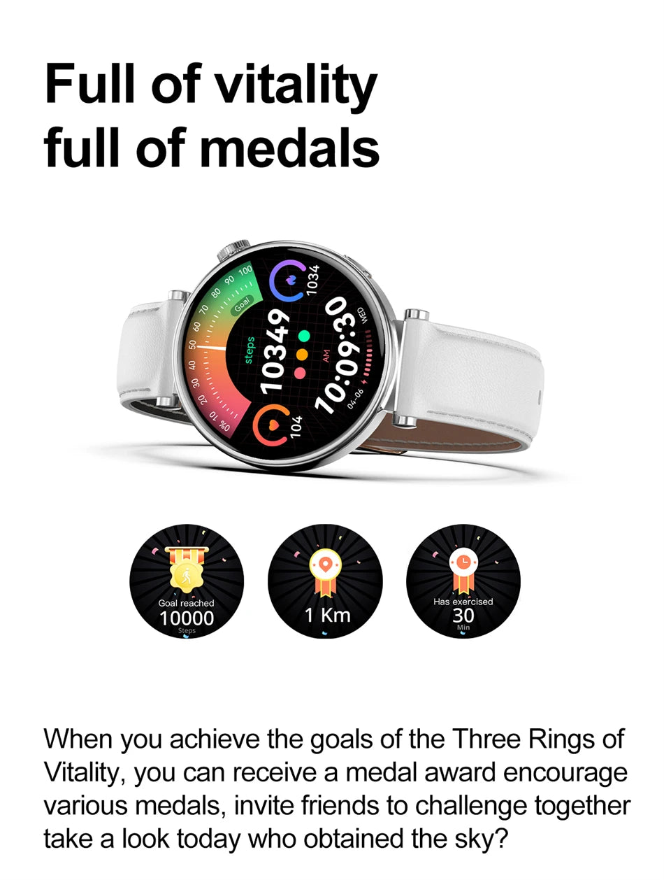 2026 New For Original Watch Mini Women Smartwatch GPS motion trail NFC 466*466 HD Full screen touch Ladies Smartwatch