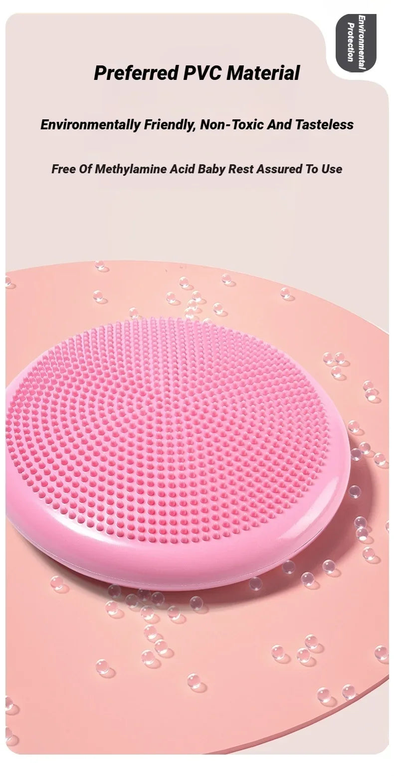 Inflatable Balance Cushion Thickened Explosion-Proof Soft For Yoga Massage Workout Pad Seat Ball
