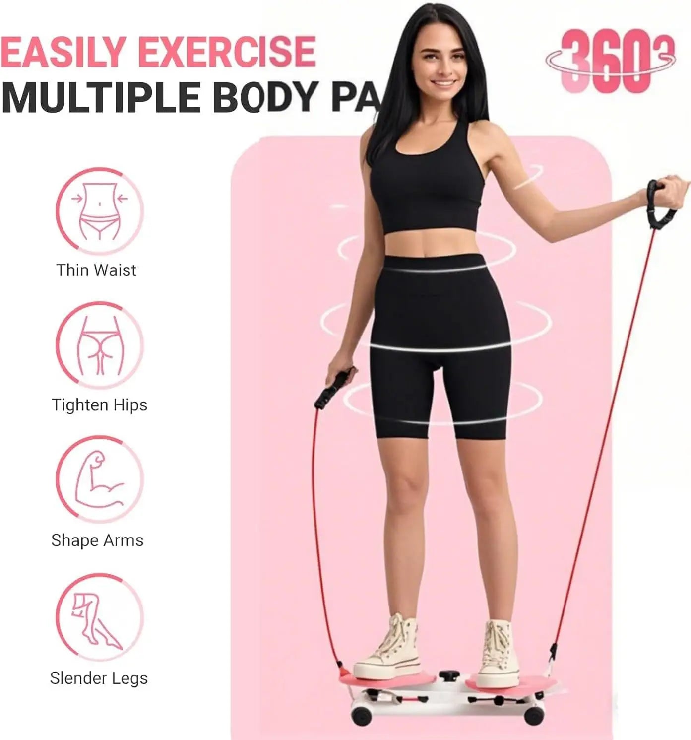 Twisting Waist Disc for Core Training - Targeted Body Shaping Balance Board Body Shaping Massage Equipment Tidesmit