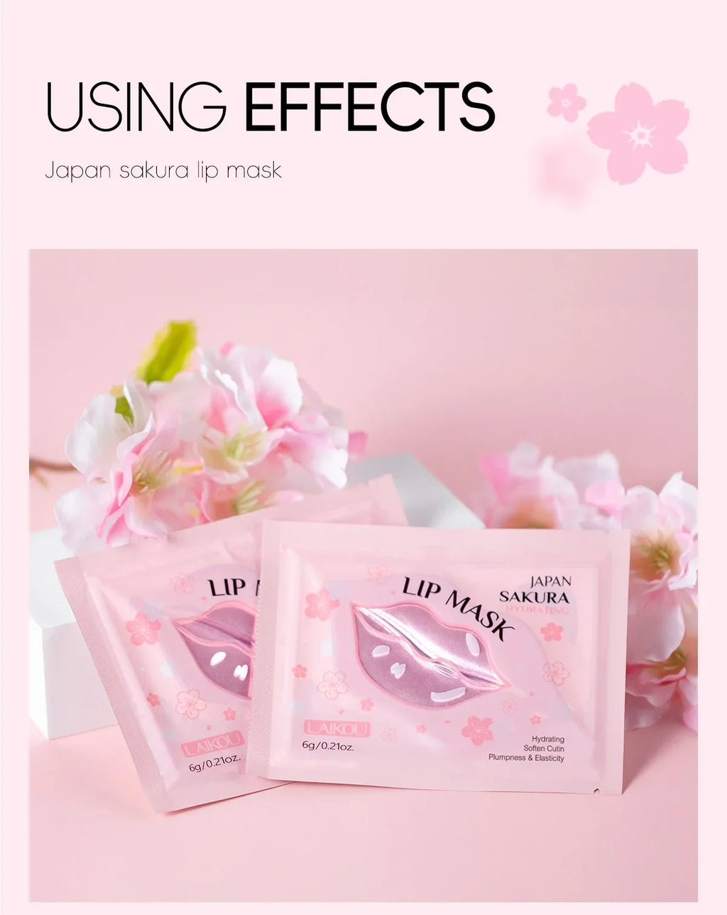 Hydrating Lip Mask Patches - Nourishing Gel Lip Care Treatment (10 Pack) Lip Care Tidesmit