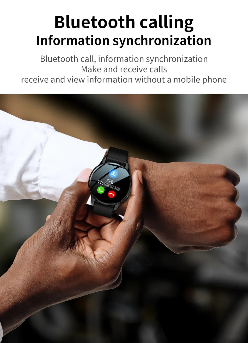 New Bluetooth Call Smart Watch Women Custom Dial Steel Watches Men Sports Fitness Tracker Heart Rate Smartwatch