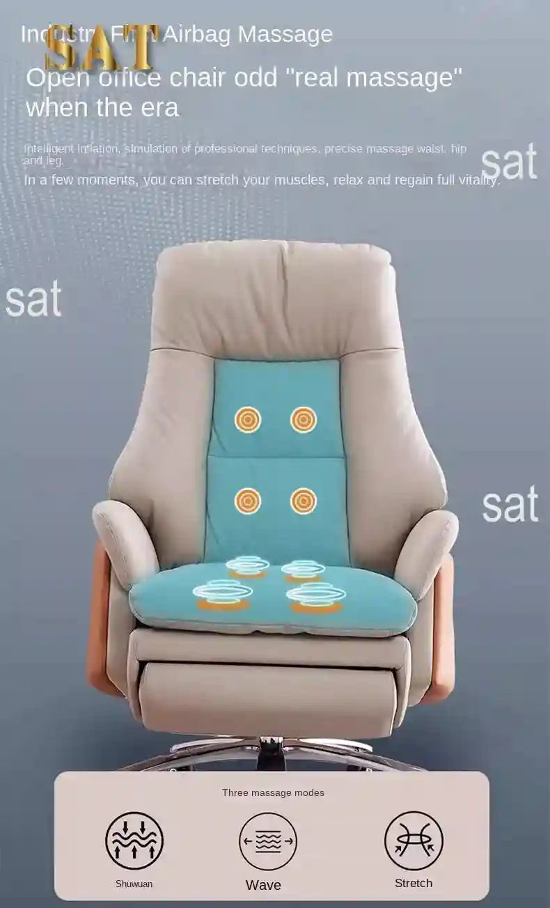 Massage Office Chair - Ergonomic Reclining Seat with Heat Therapy Massage Chairs Tidesmit