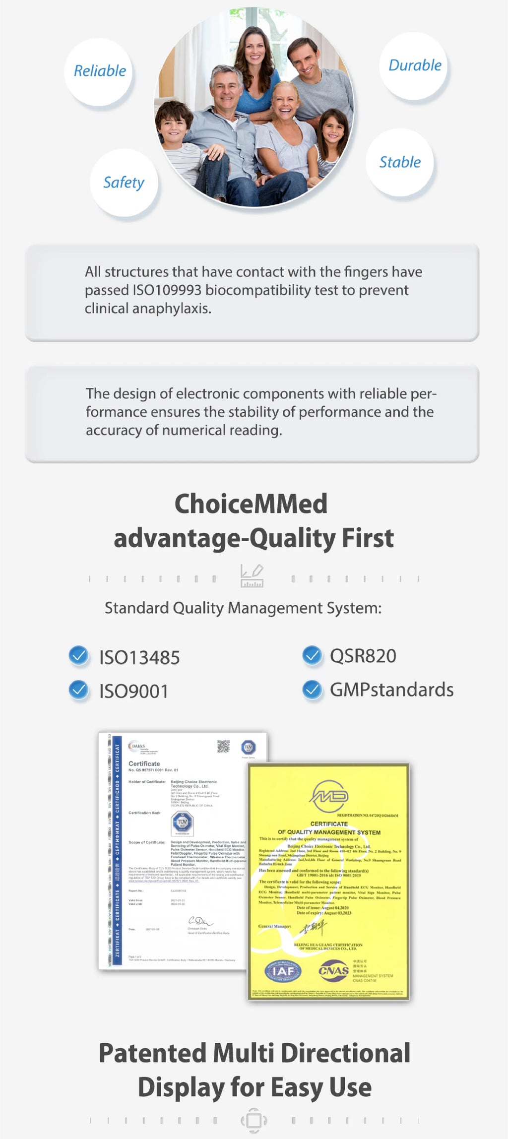 ChoiceMMed Portable Medical Finger Pulse Oximeter Blood Oxygen Heart Rate Monitor OLED Oximetro de dedo Saturometro de oxigeno